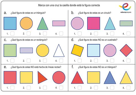Example Ejercicios Para Aprender Las Figuras Geometricas Full Cios
