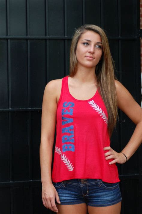 Braves Baseball Racerback Tank 3 Color Options Available Only 22 Listing