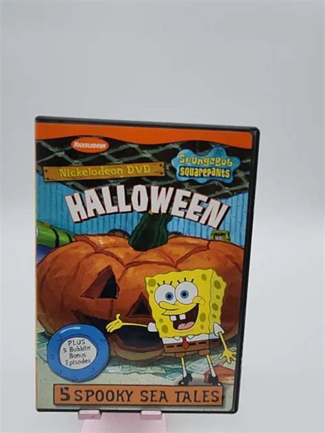 Sponebob Squarepants Halloween Dvd 2002 Nickelodeon 5 Spooky Sea