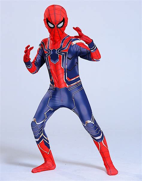 spiderman costume carnevale simile infinity bimbo uomo cosplay costume spm024 ebay