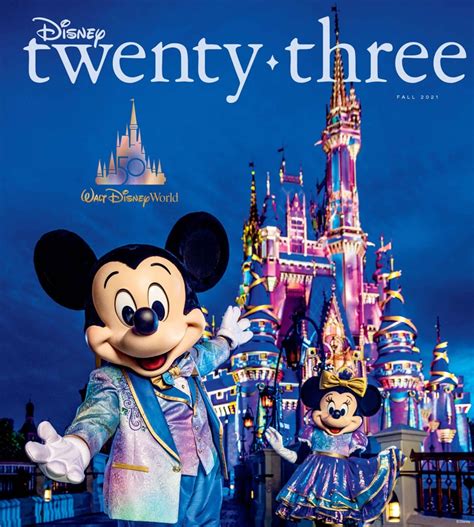Disney Twenty Three Magazine Celebrates 50 Magical Years Of Walt Disney