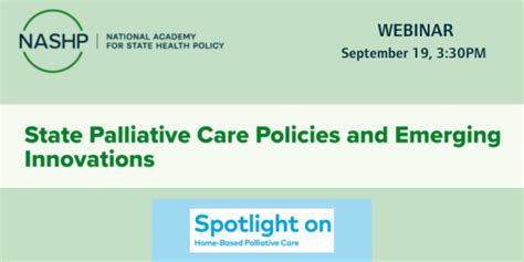 Nashp Webinar State Palliative Care Policies And Emerging Innovations