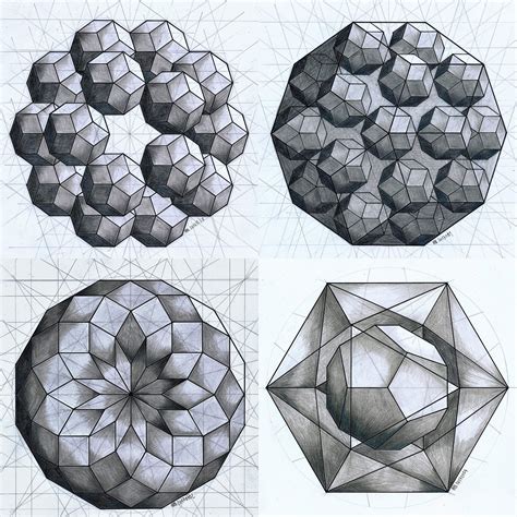 Solid Polyhedra Geometry Symmetry Mathart Regolo54 Handmade