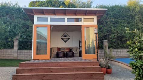 10x12 Signature Series Home Office Midcentury Shed Orange County