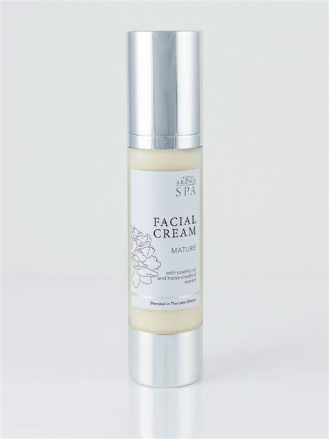 Mature Skin Facial Cream Vegan Friendly Bespoke Aroma Spa