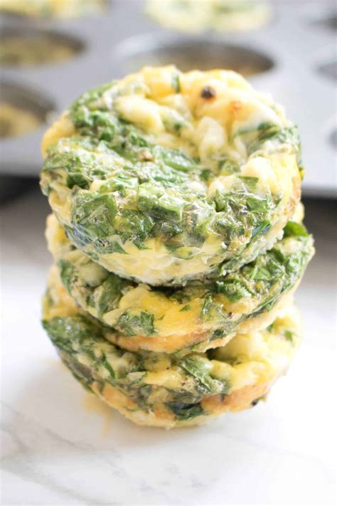 Spinach And Feta Egg Cups Served From Scratch