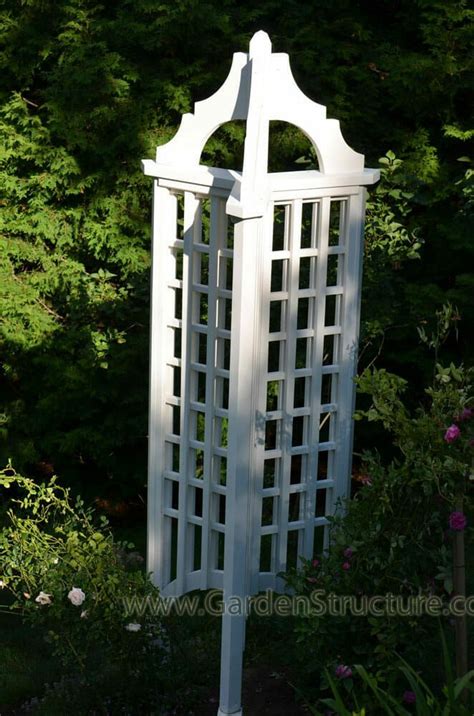 Free Standing Rose Trellis Backyard Garden Design Small Backyard