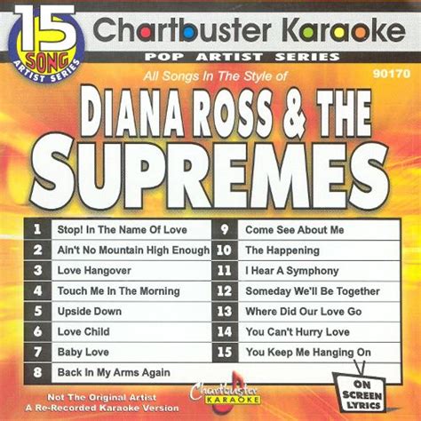 best buy chartbuster karaoke diana ross and the supremes [cd]