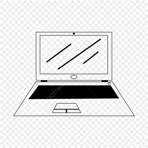 Simple Laptop Clipart Png Images Simple Laptop Vector Pc Clipart