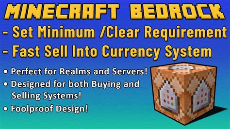 Or depending on your typing speed. How to Set '/Clear' Minimum + Fast Sell System (Minecraft ...