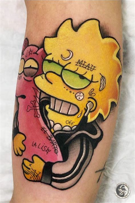 Homer Simpsons Tattoo By Tattoo Artist Josep Canti Barcelona Spain