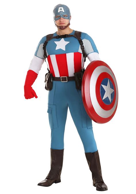 Captain America Avengers Theatrical Adult Halloween Costume
