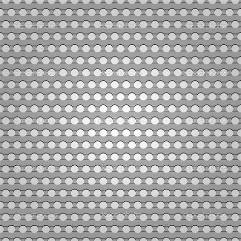 Seamless Metal Surface Background Perforated Sheet — Stock Vector