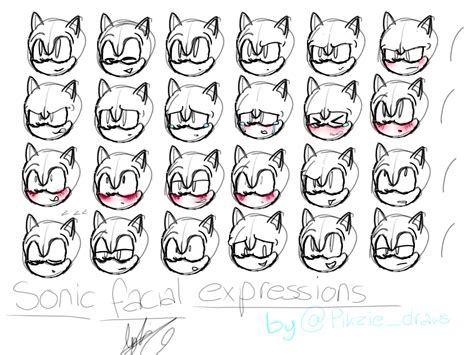 Sonic Facial Expressions Sonic The Hedgehog Amino