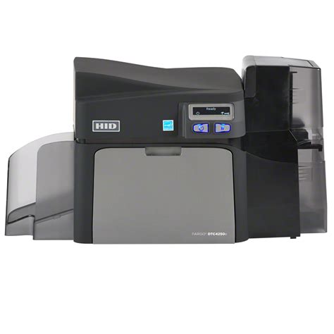 Laminating id card printing machines are id printers that automatically laminate the id card as it passes through the printer. HID® FARGO® DTC4250e ID Card Printer & Encoder - Badge ...