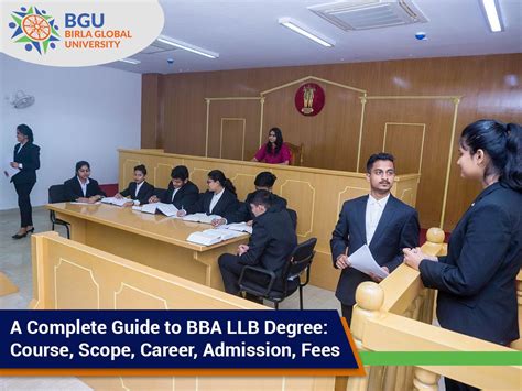 A Complete Guide To Bba Llb Degree Course Scope Career Admission