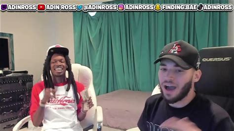 Adin Ross And Julio Foolio Freestyle Live On Stream Youtube