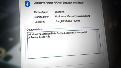 Fix Qualcomm Bluetooth Driver Code 43 In Windows