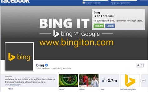 Bing With Facebook Likes