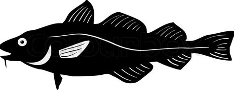 Download Silhouette of codfish | Stock vector | Colourbox