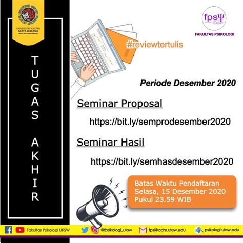 We did not find results for: Seminar Proposal, Review TA dan Seminar Hasil Periode ...