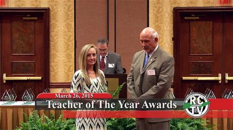 Teacher Of The Year Awards March 26 2015 Youtube