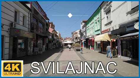 4k Svilajnac Serbia🇷🇸walking Tour Town Centre Youtube