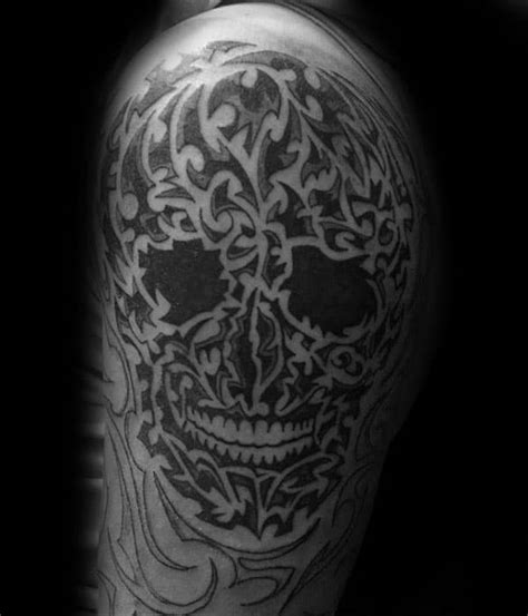 Download 3,617 tribal skull tattoo stock illustrations, vectors & clipart for free or amazingly low rates! 50 Tribal Skull Tattoos For Men - Masculine Design Ideas