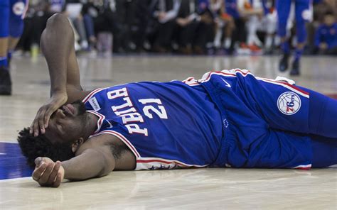 Joel Embiids Injury Impact On The 76ers And Nba Playoffs Sports