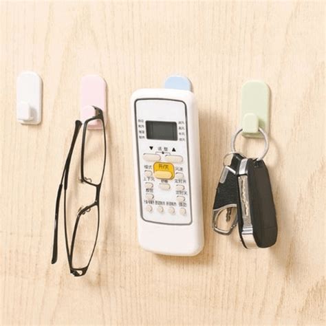 Remote control organizer wall mounted. Buy TV Remote Control Key Wall Mounted Storage Hook Hanger ...