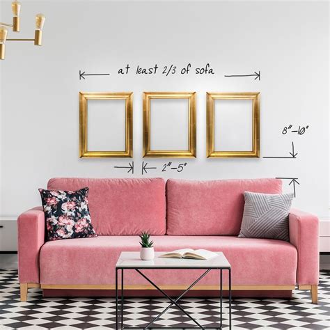 How To Hang Pictures Above A Couch Our Top Tips In 2021 Couch