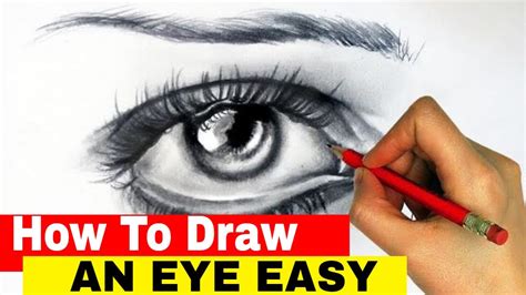 How To Draw A Realistic Human Eye Step By Step Easy How Draw A