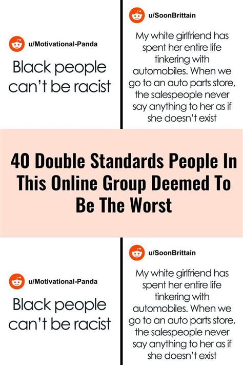 40 Double Standards People In This Online Group Deemed To Be The Worst
