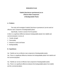 Science fair research paper example pdf. Research Plan for Science Fair by Regaele Olarte | TpT