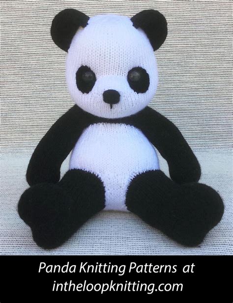 Panda Knitting Patterns In The Loop Knitting