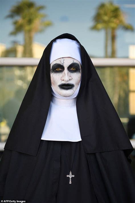 Pin On Scary Nun Makeup And Costumes