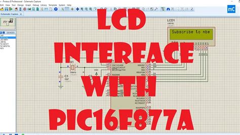Lcd Interfacing With Pic16f877a Microcontroller Vrogue