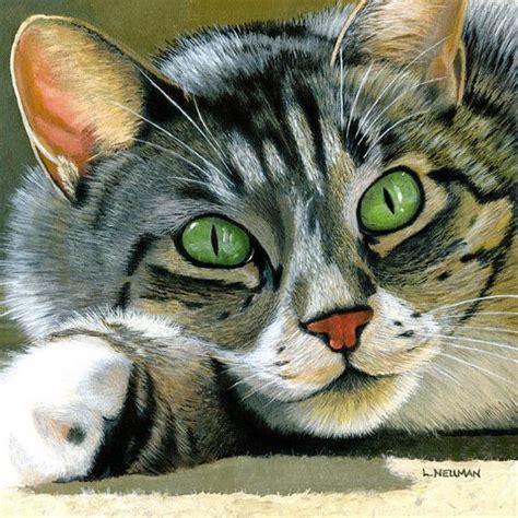 Realistic Custom 12x12 Painting Of Your Favorite Cat By Lneuman2 265