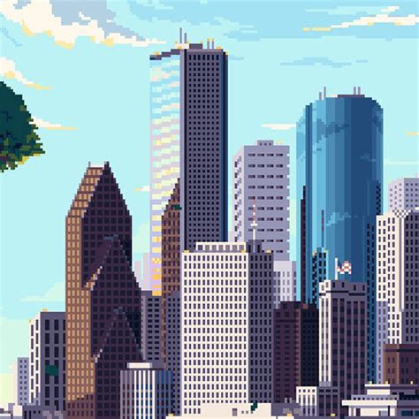 Pixel Art City Animated Wallpaper Engine Download