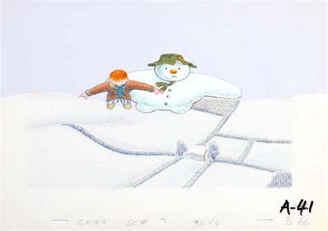 The Snowman An Original Animation Cel Of Snowmen Dancing Auctions