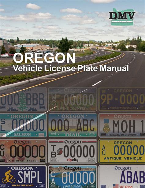 Oregon Vehicle License Plate Manual By The Oregon Department Of