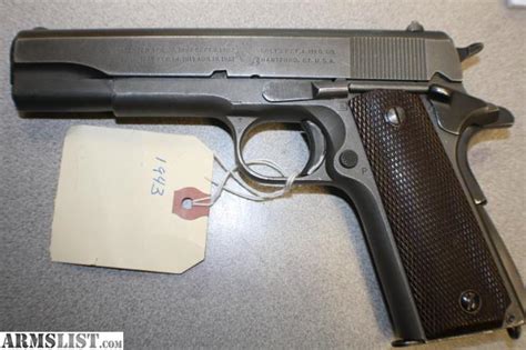 Armslist For Sale Colt M1911a1 1943
