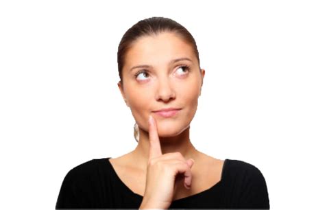 Deep Thinking Woman Transparent Png All Png All