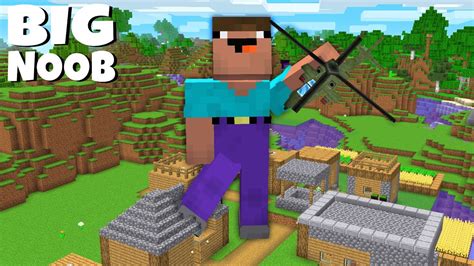 Giant Derp Noob Is Destroying This Village Youtube