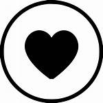 Icon Heart Svg Round Ui Romantic Onlinewebfonts