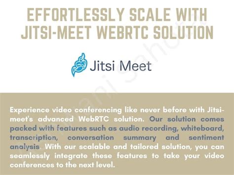 Video Conferencing Solution To The Next Level With Scalable Jitsi Meet