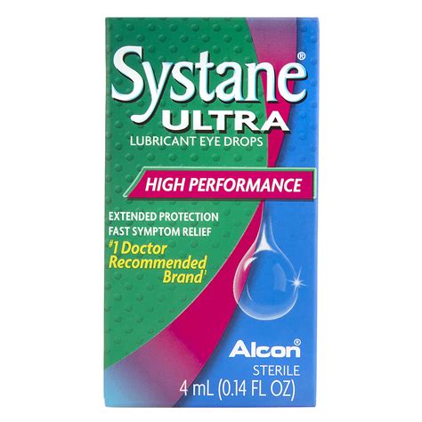 Systane Ultra Lubricant Eye Drops For Dry Eye Symptoms 4ml Walmart