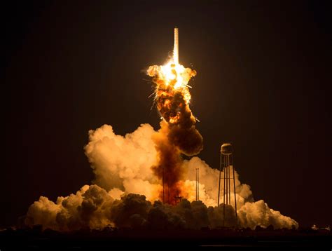 Unmanned Rocket Bound For Iss Explodes
