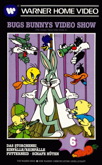Bugs Bunny Looney Tunes Zeichentrickserien Auf VHS Videokassetten