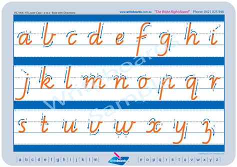 Alphabet And Number Worksheets Vic Modern Cursive Font Writeboards